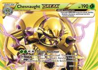 pokemon xy break through chesnaught break 12 162