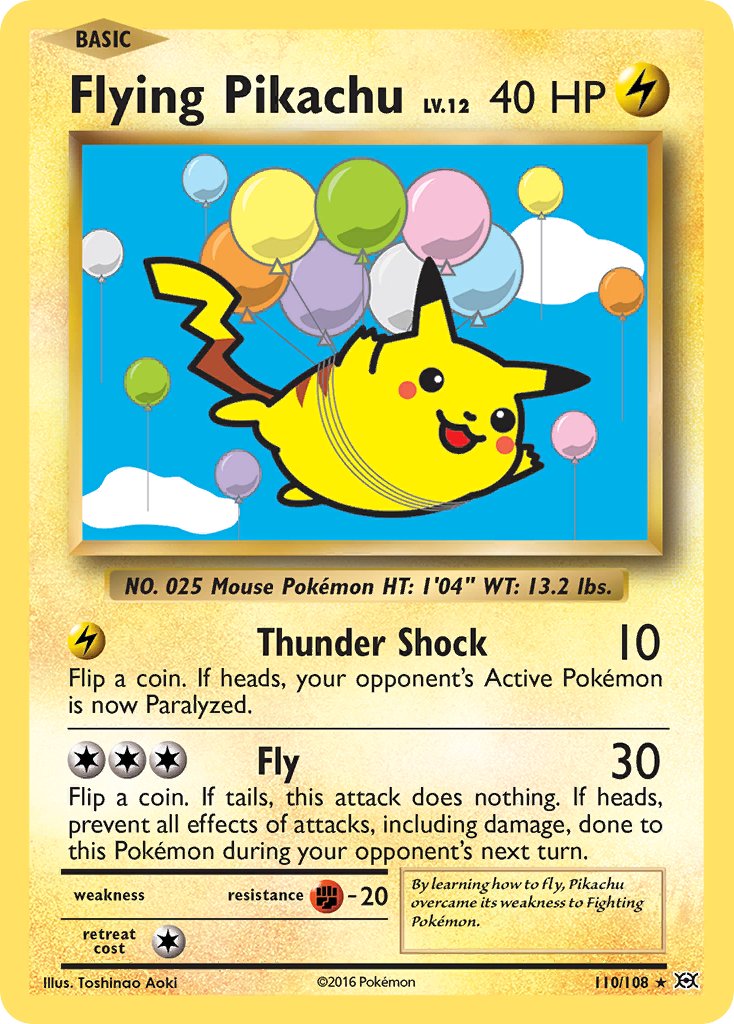Flying Pikachu 110-108