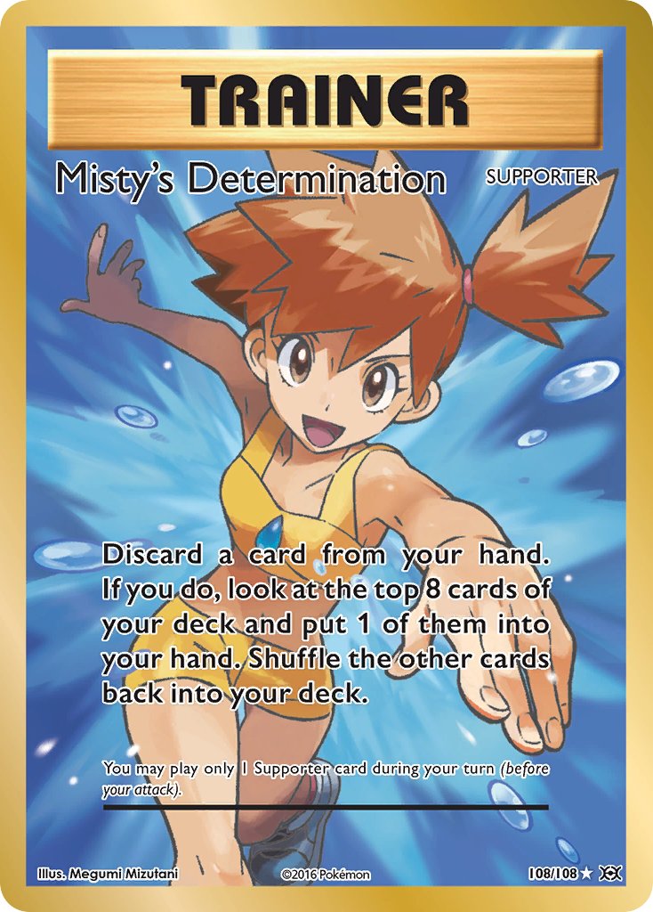 Misty's Determination FULL ART 108-108