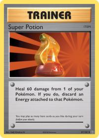 pokemon xy evolutions super potion 87 108