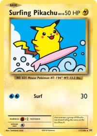 pokemon xy evolutions surfing pikachu 111 108