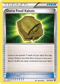 pokemon xy fates collide dome fossil kabuto 96 124