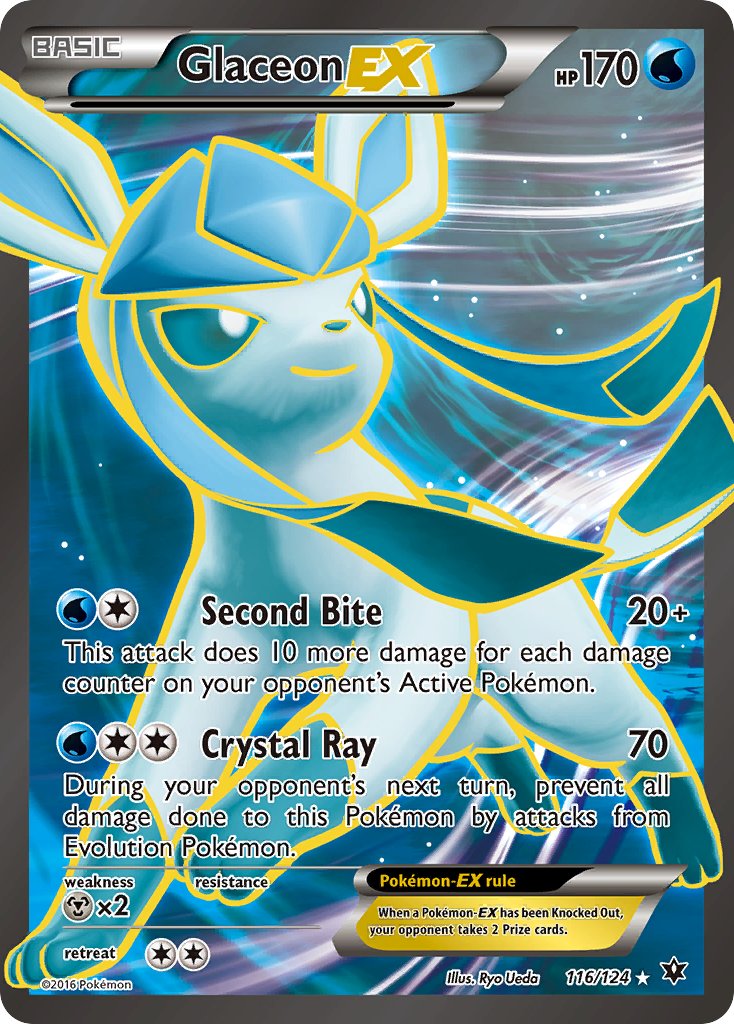 Glaceon EX FULL ART 116-124