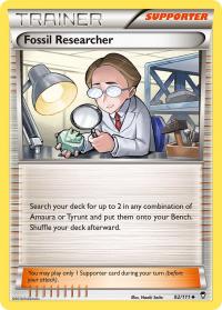pokemon xy furious fists fossil researcher 92 111