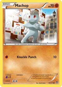 pokemon xy furious fists machop 44 111