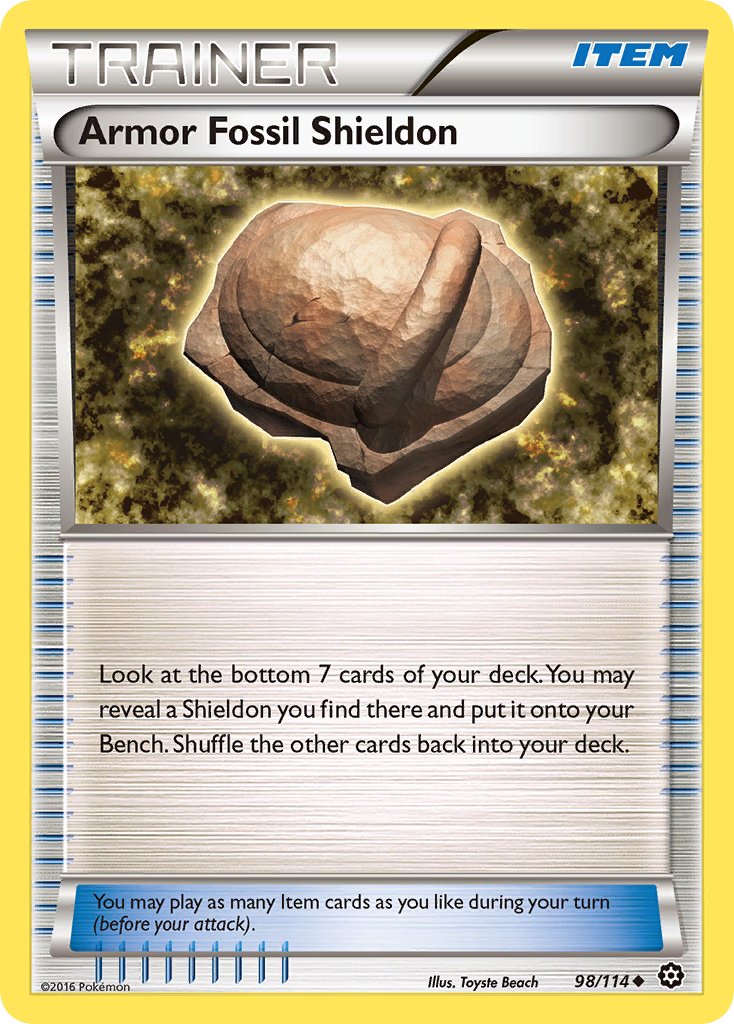 Armor Fossil Shieldon 98-114 (RH)