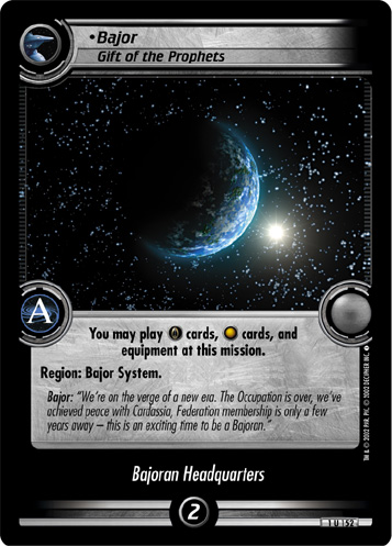 Bajor, Gift of the Prophets