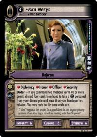 star trek 2e what you leave behind kira nerys first officer