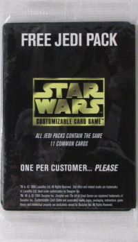 star wars ccg anthologies sealed deck premium free jedi pack sealed