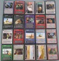 star wars ccg anthologies sealed deck premium jabba s palace otsd 20 card set