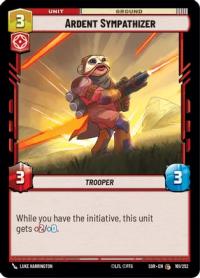 star wars unlimited spark of rebellion ardent sympathizer