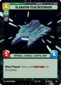 star wars unlimited spark of rebellion gladiator star destroyer hyperspace