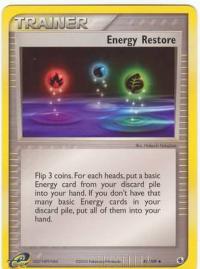 pokemon ex ruby sapphire energy restore 81 109