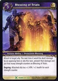 warcraft tcg drums of war blessing of trials
