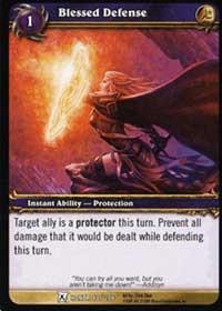 warcraft tcg fields of honor blessed defense