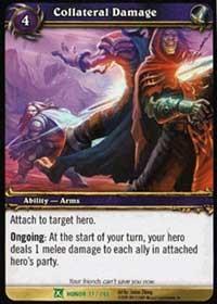 warcraft tcg fields of honor collateral damage