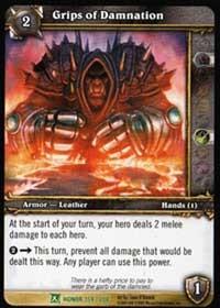 warcraft tcg fields of honor grips of damnation