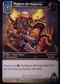 warcraft tcg fields of honor magnus the depriver