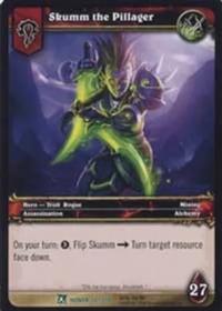 warcraft tcg fields of honor skumm the pillager