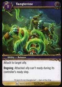 warcraft tcg fields of honor tanglevine