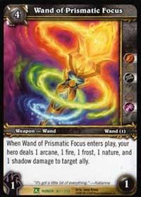 warcraft tcg fields of honor wand of prismatic focus