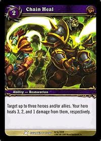 warcraft tcg fires of outland chain heal