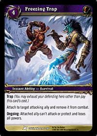 warcraft tcg fires of outland freezing trap