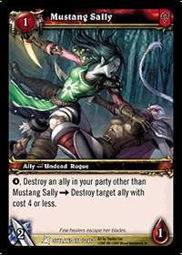 warcraft tcg fires of outland mustang sally