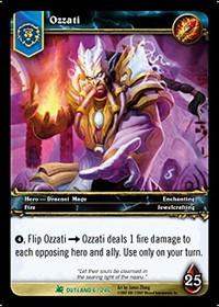 warcraft tcg fires of outland ozzati