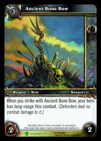 warcraft tcg heroes of azeroth ancient bone bow