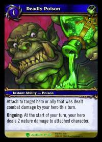 warcraft tcg heroes of azeroth deadly poison