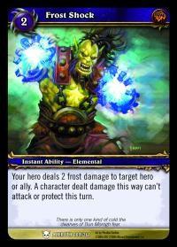 warcraft tcg heroes of azeroth frost shock