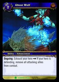 warcraft tcg heroes of azeroth ghost wolf