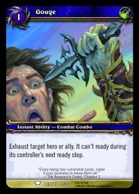 warcraft tcg heroes of azeroth gouge