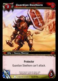 warcraft tcg heroes of azeroth guardian steelhorn