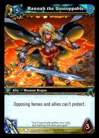 warcraft tcg heroes of azeroth hannah the unstoppable