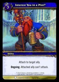 warcraft tcg heroes of azeroth interest you in a pint