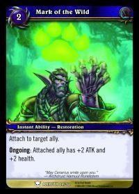 warcraft tcg heroes of azeroth mark of the wild