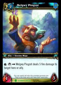 warcraft tcg heroes of azeroth melgwy pingzot