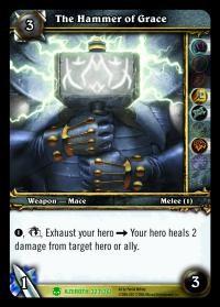 warcraft tcg heroes of azeroth the hammer of grace