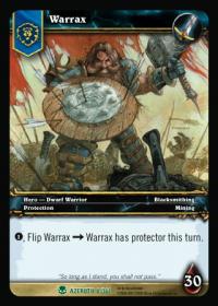 warcraft tcg heroes of azeroth warrax