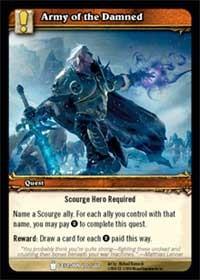 warcraft tcg icecrown army of the damned