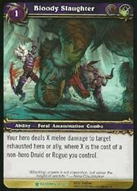 warcraft tcg icecrown bloody slaughter