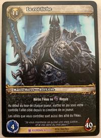 warcraft tcg icecrown the lich king french