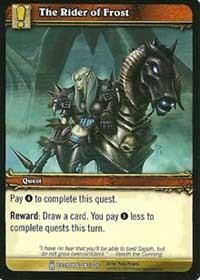 warcraft tcg icecrown the rider of frost