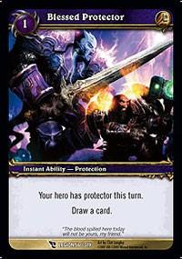warcraft tcg march of legion blessed protector