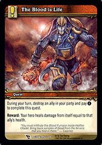 warcraft tcg march of legion the blood is life