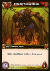 warcraft tcg the hunt for illidan forager cloudbloom