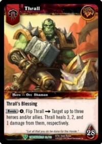 warcraft tcg war of the ancients thrall alternate