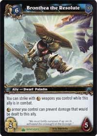 warcraft tcg wrathgate bronthea the resolute